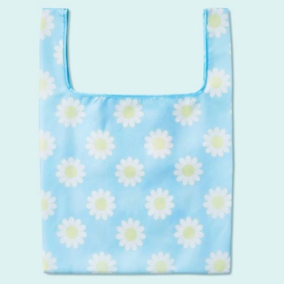 Stoney Clover Lane x Target Reusable Bag - Blue White Yellow Daisies - NWT - Picture 1 of 6
